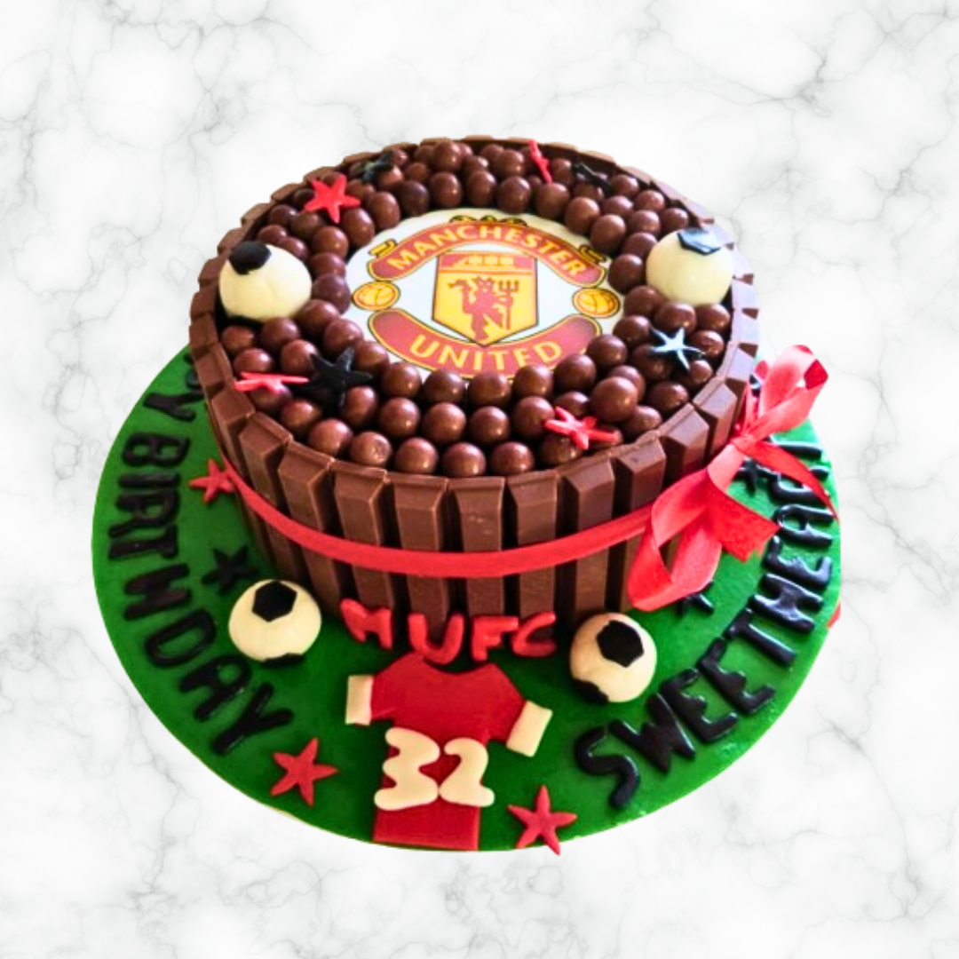 Kitkat Overload Football Cake