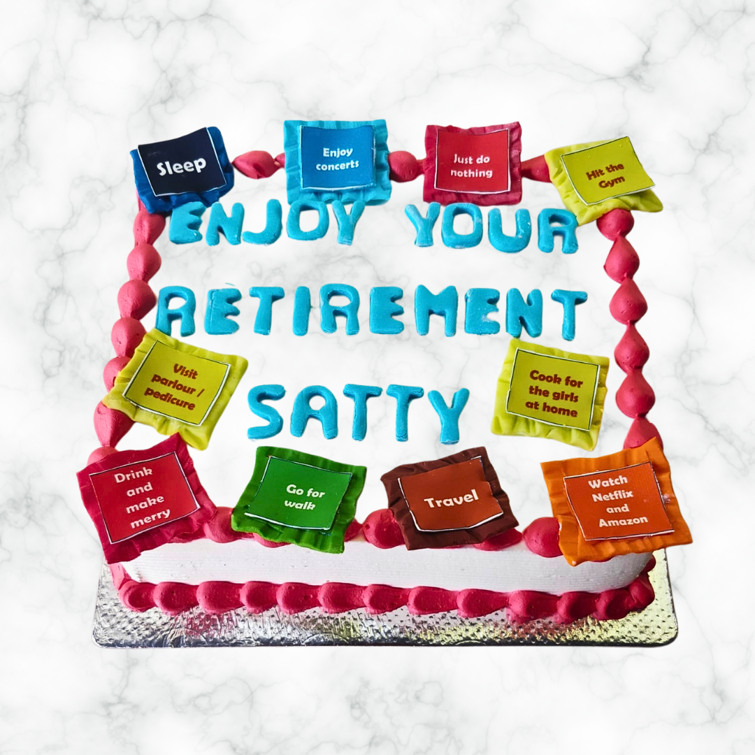 Farewell Messages Cake