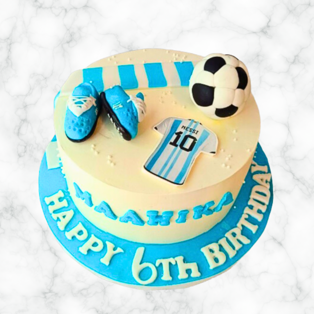 Messi Football Cake