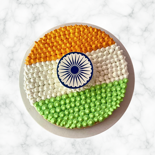 Independence Day Tricolor Cake