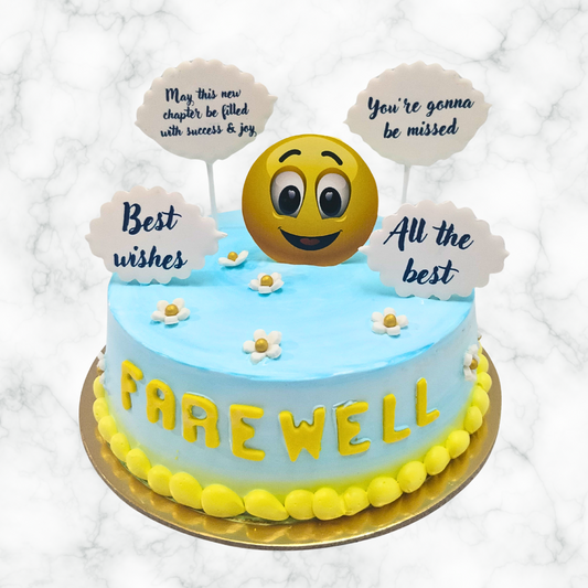 Farewell Wishes Cake