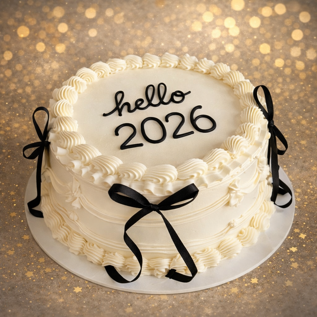 Hello 2026 Cake