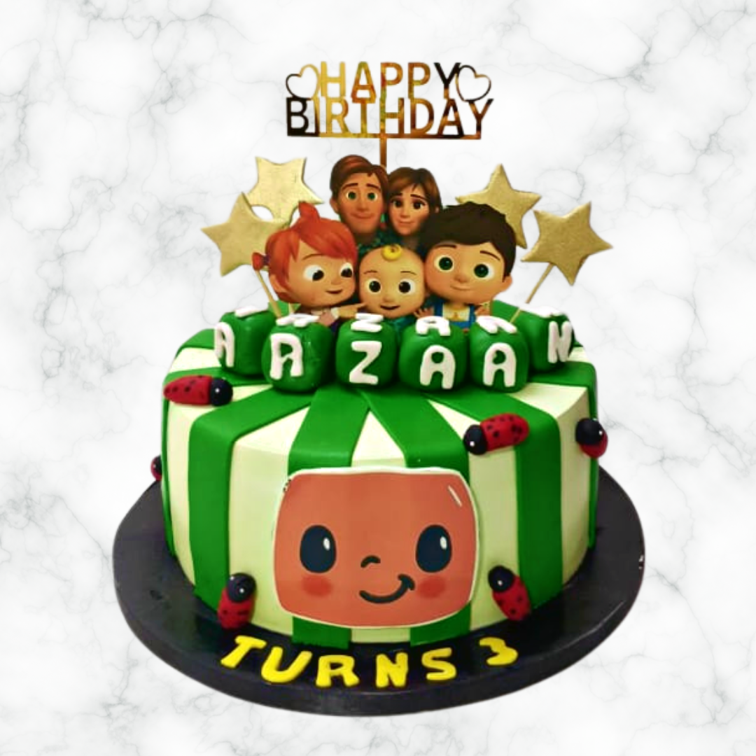 Cocomelon Birthday Cake