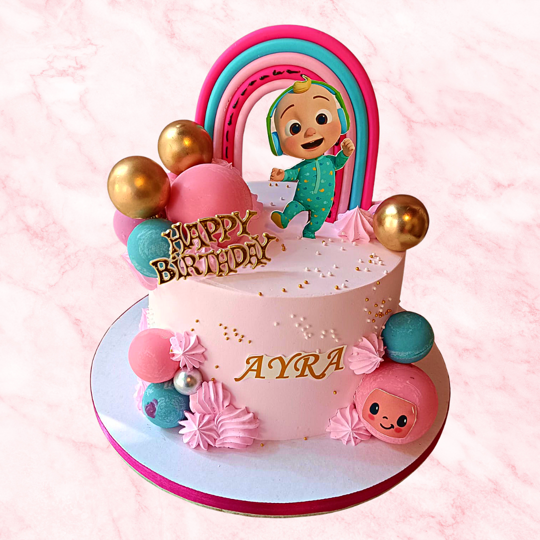 Cocomelon Pink Cake