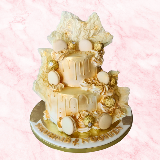 Gilded Opulence Cake