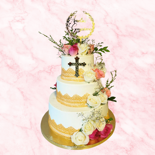 A Classic Wedding Cake