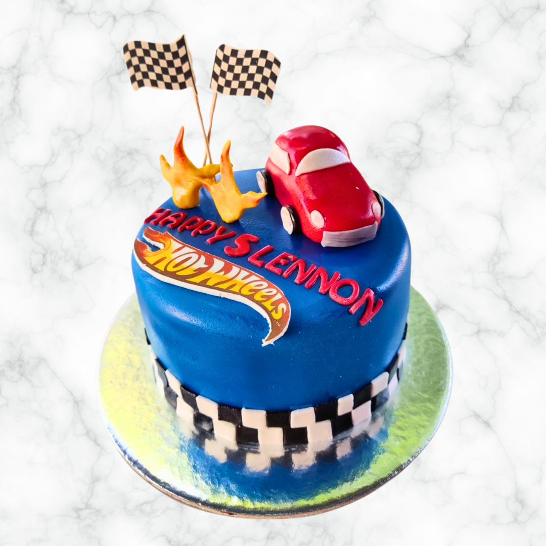Hot Wheels Blaze Cake