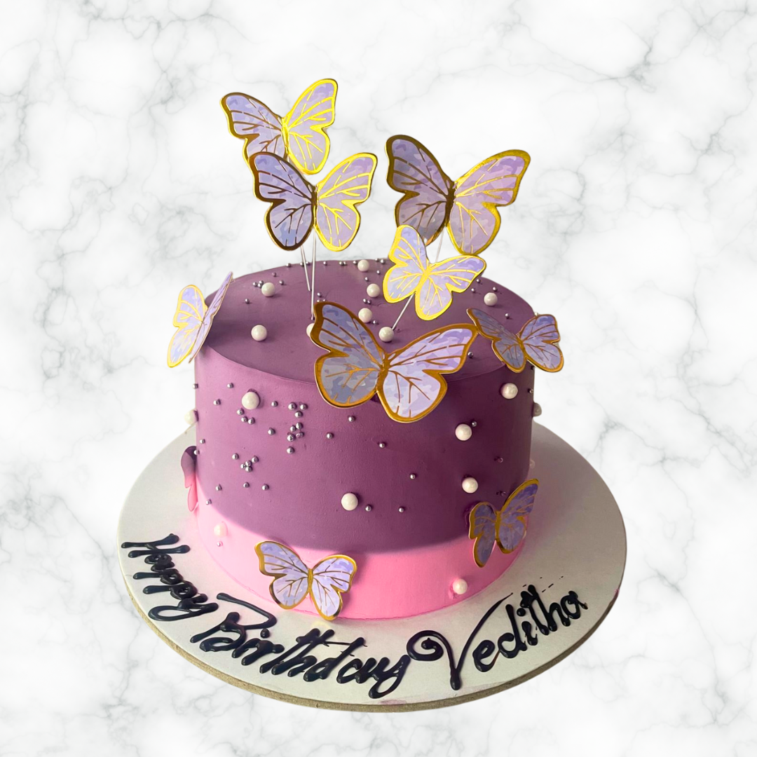A Pink & Purple Butterfly Dream