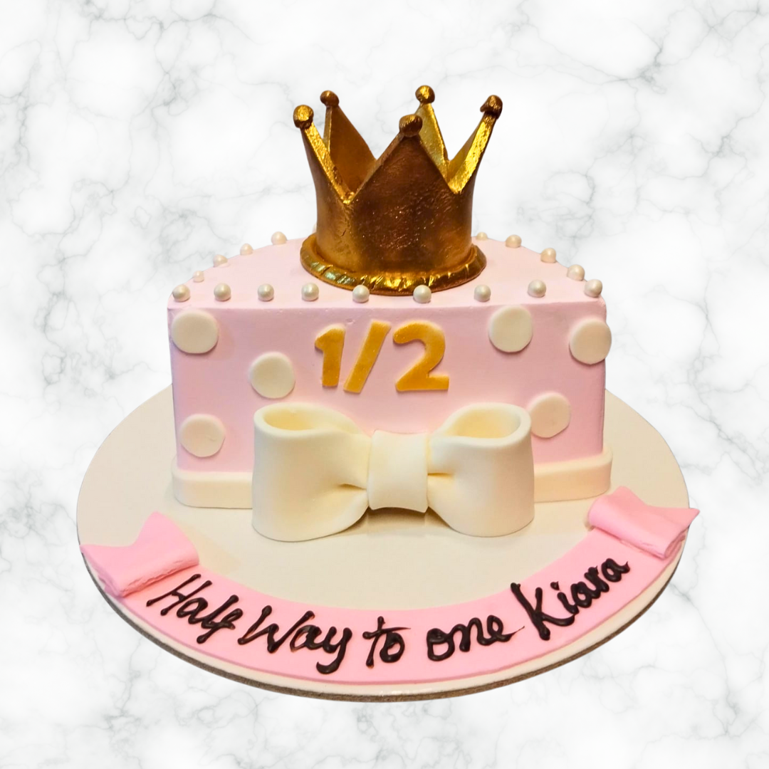 Half-way-to-one cake