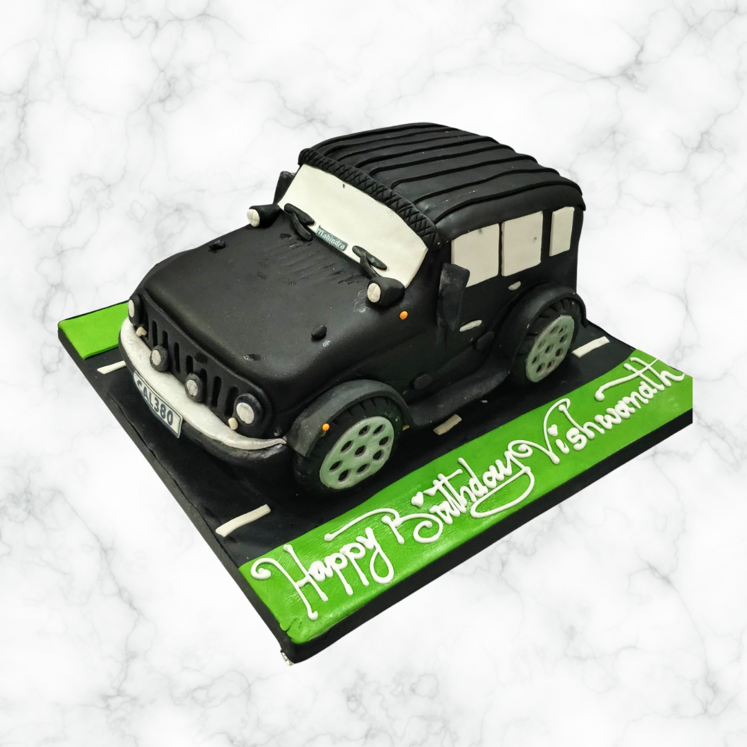 Cruisin' on Black Asphalt Cake