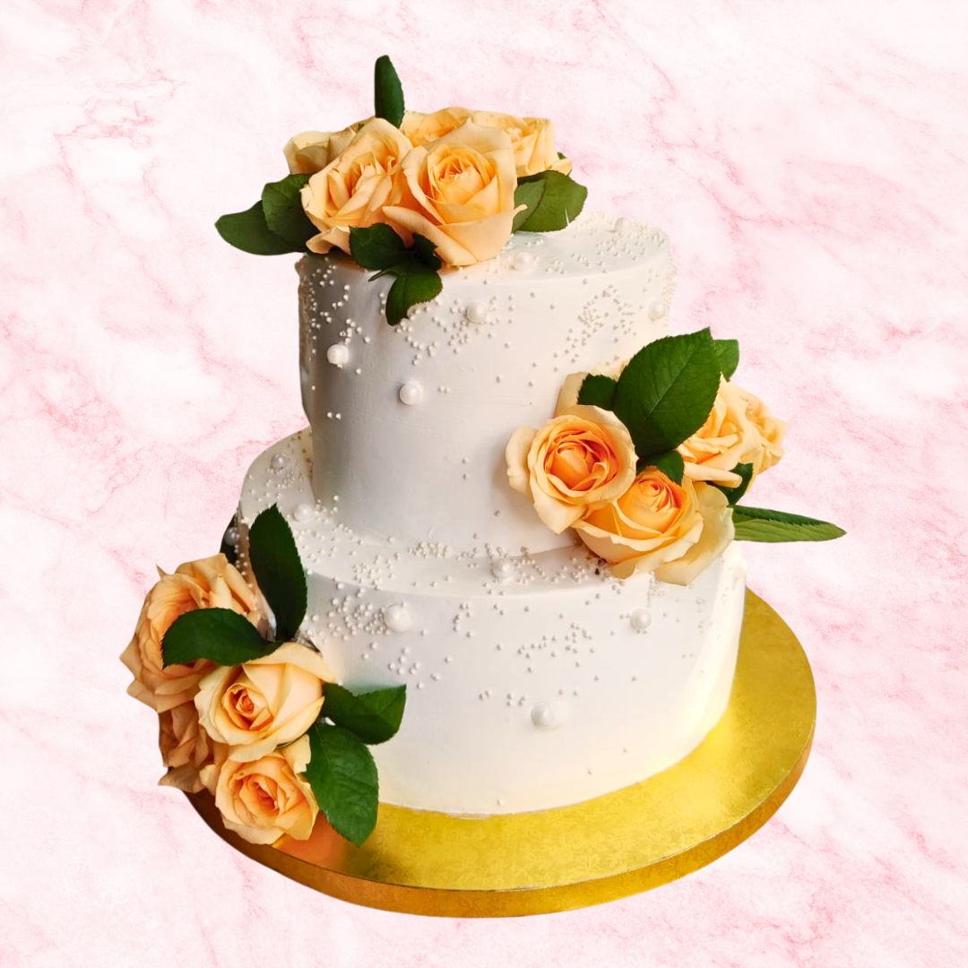 Sunlit Elegance Cake
