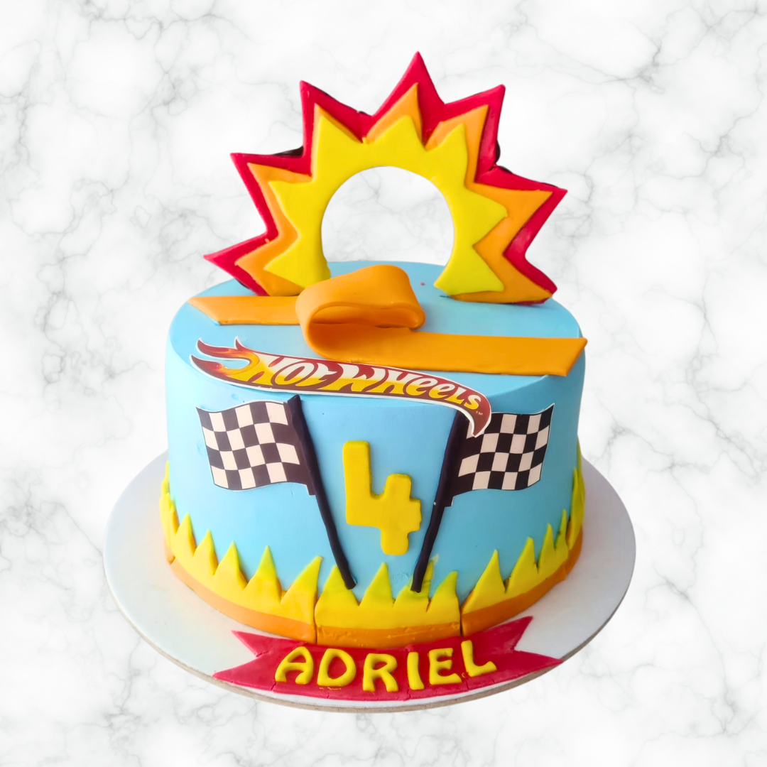 Hot Wheels Inferno Cake