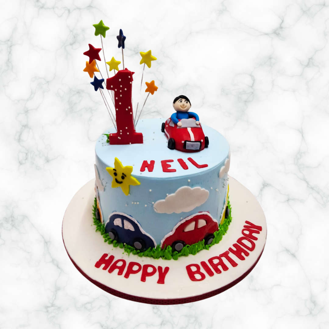 Mini Me Motorist Cake