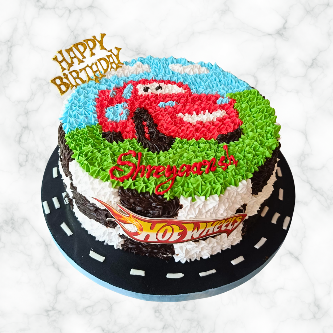 Lightning McQueen Celebration Cake