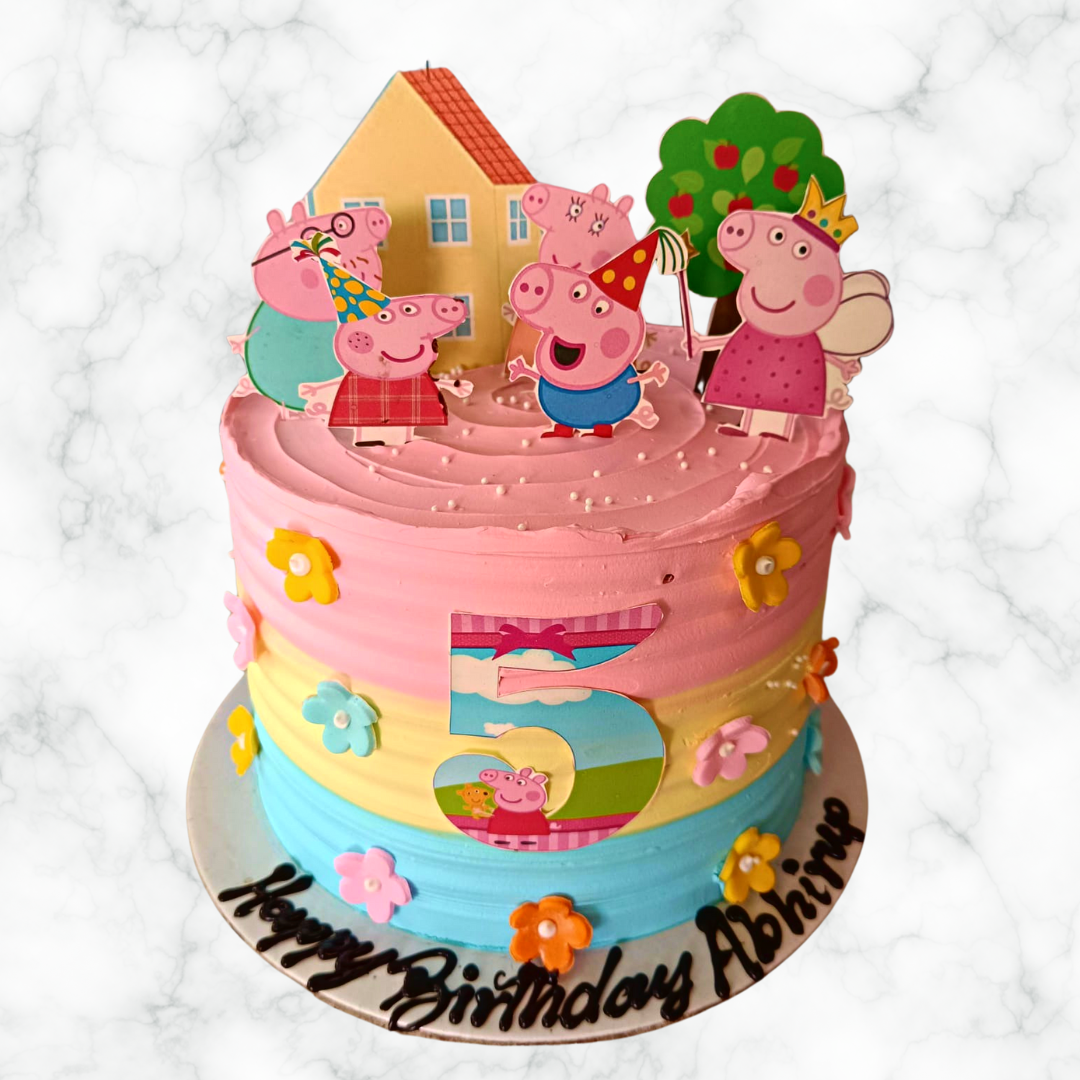 Peppa Pig Pastel Cake