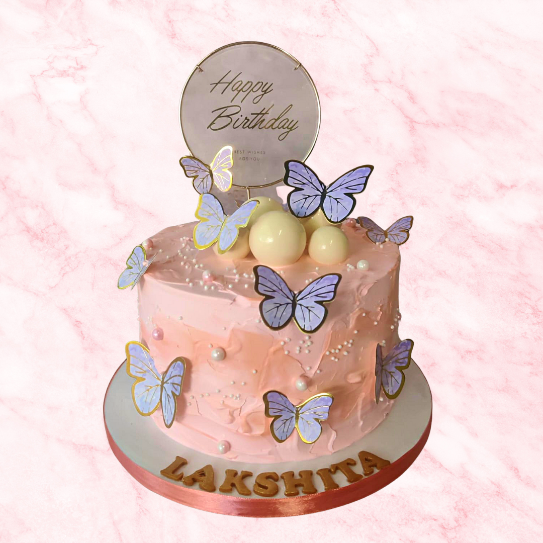 Pretty Peach Cake