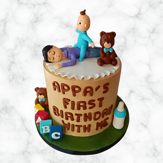 First Birthday Together Cake