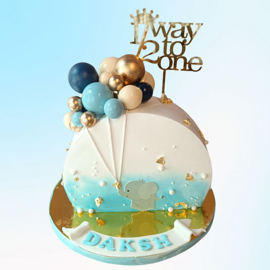 Top Forward Six Months Cake
