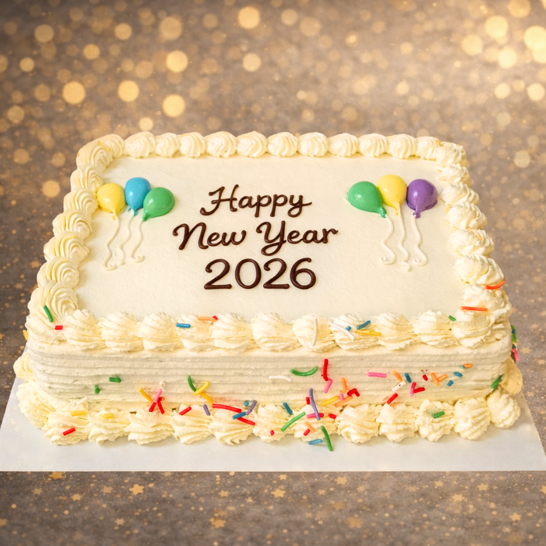 Happy New Year Happiness Cake