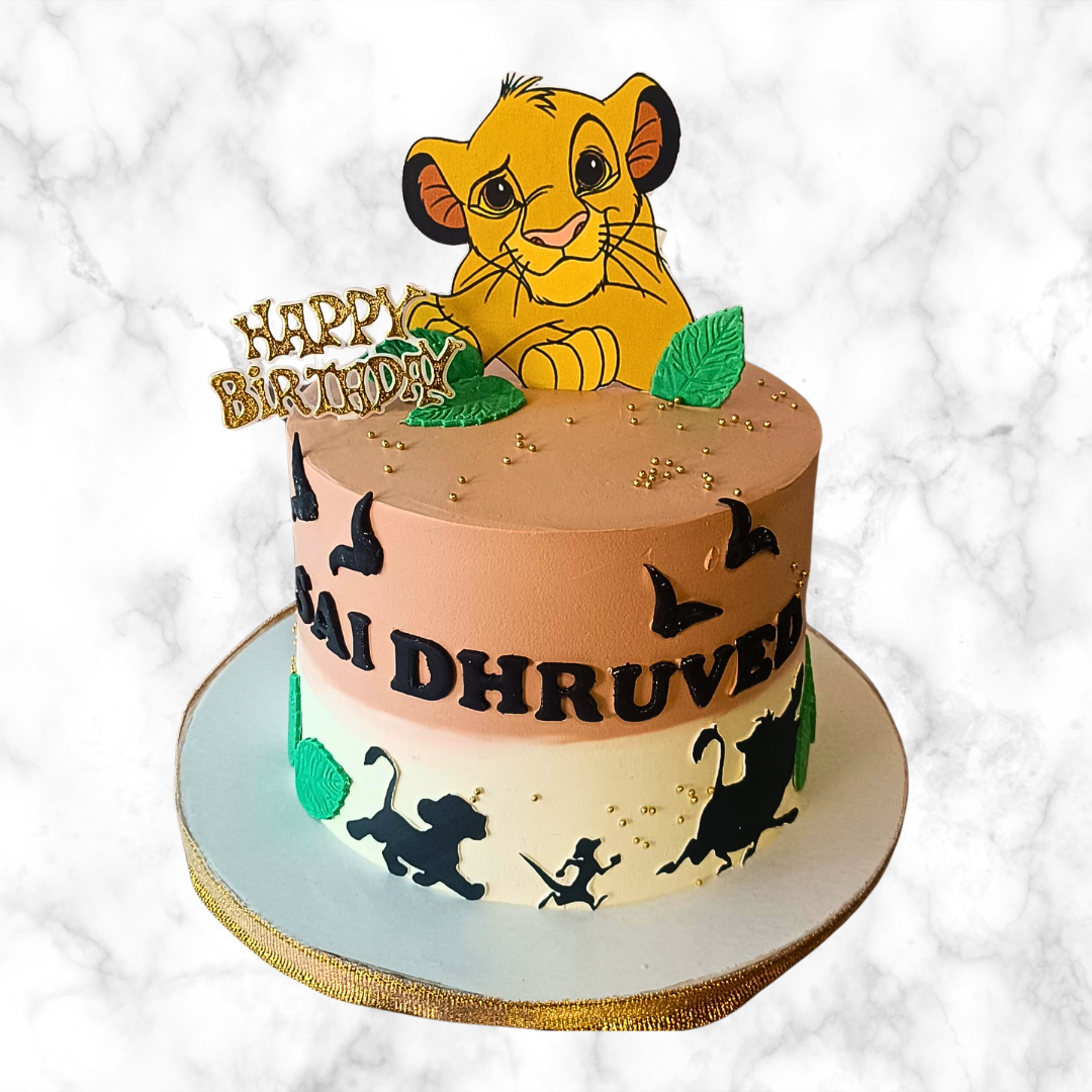 Simba Birthday Cake - Main Image