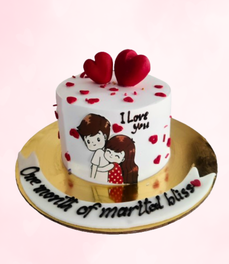 Love Struck Valentine Cake