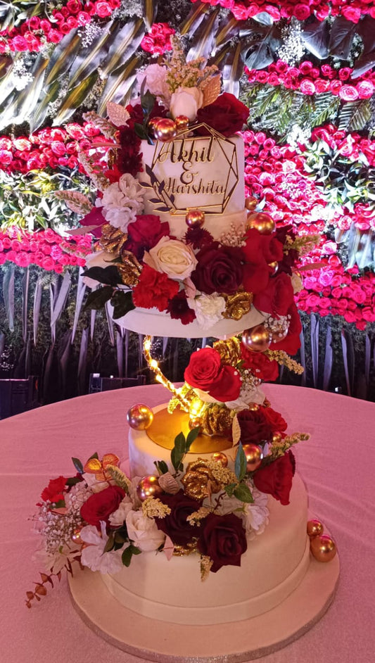 Floral Grandeur Cake
