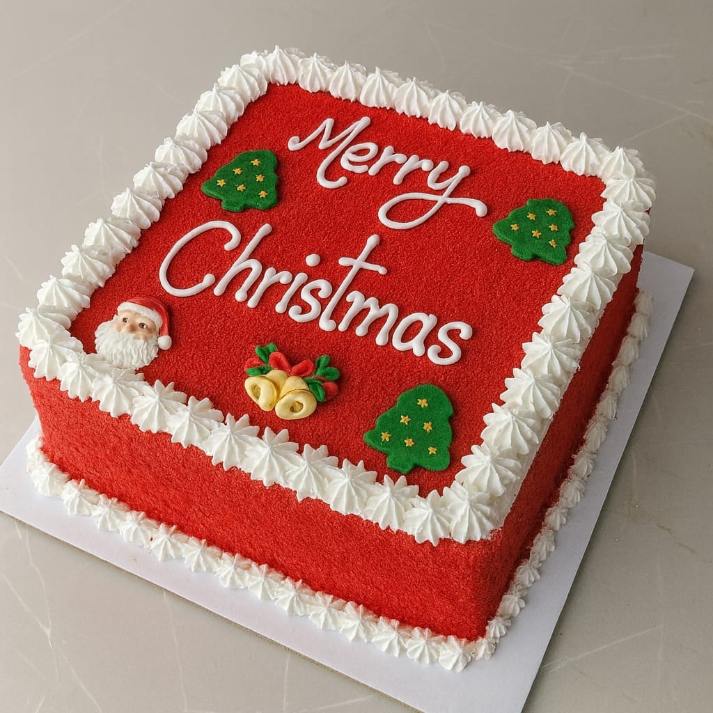 Christmas Red Velvet Cake