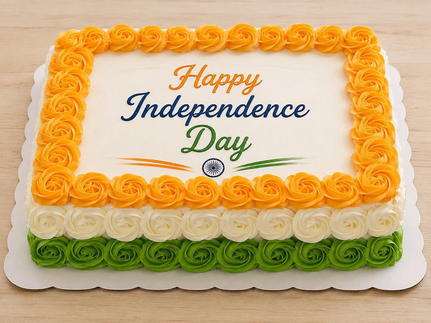 Tri Colour Cake