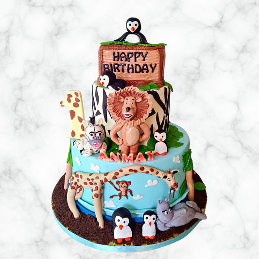 Wild Bunch Birthday Bash Cake