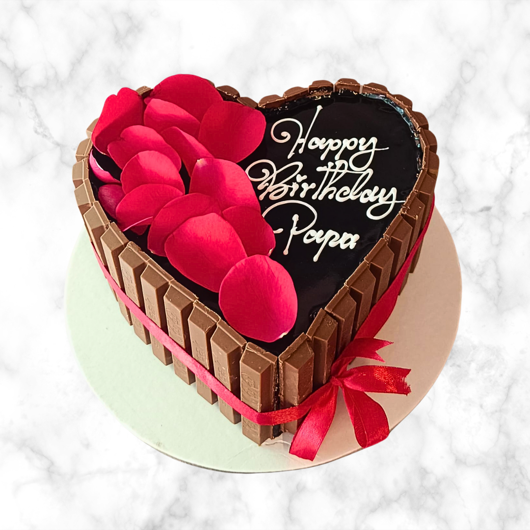 Heartfelt Chocolate Delight cake