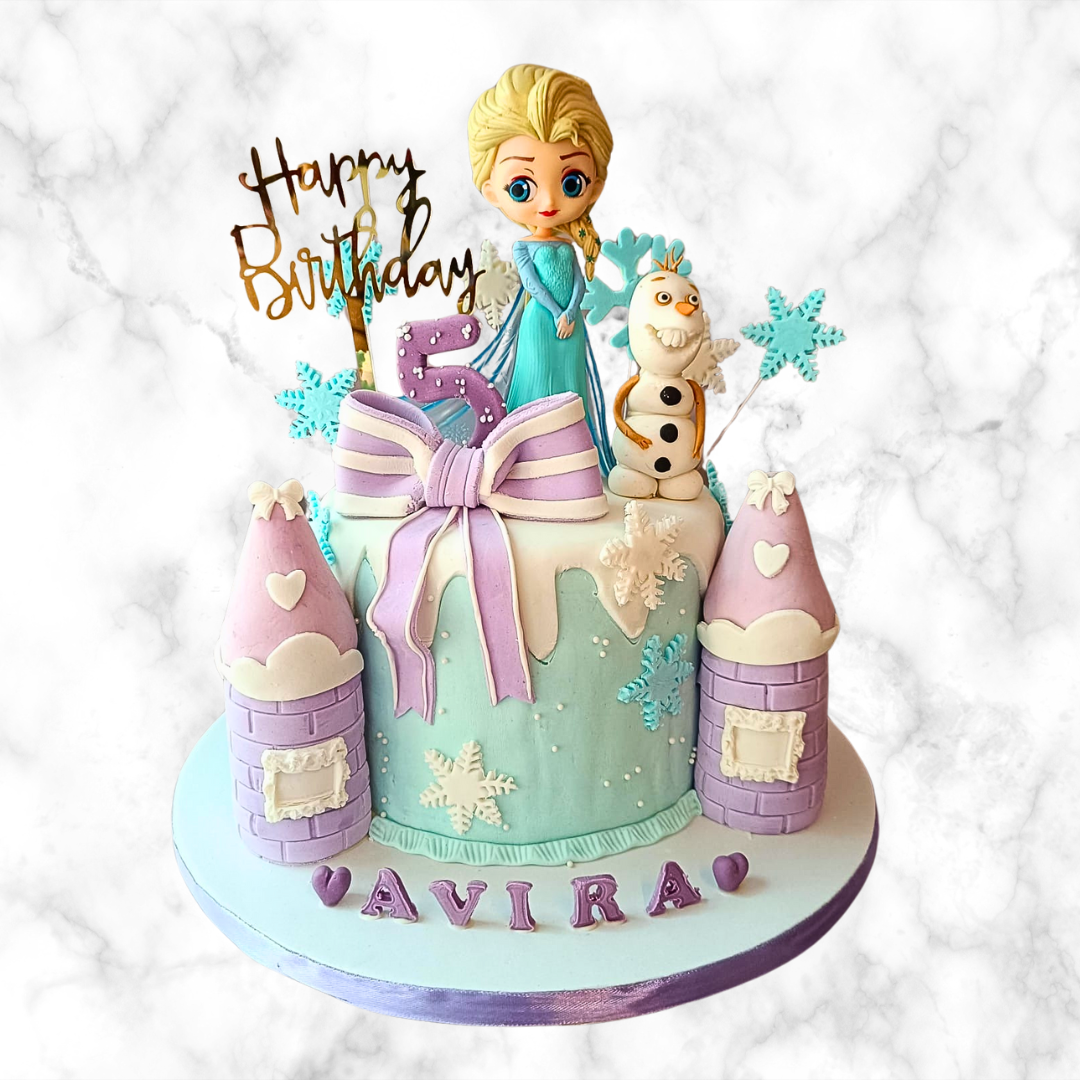 Frozen Fantasy Birthday Cake