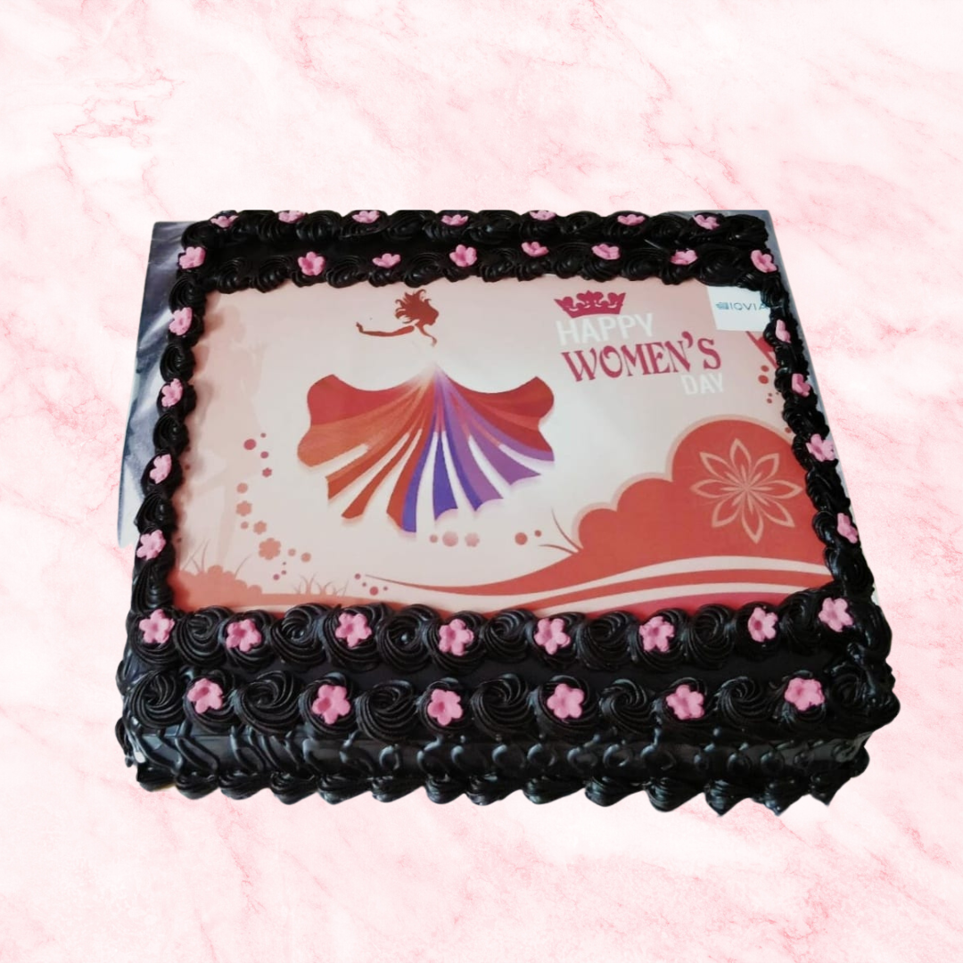 Women's Day Floral Cake