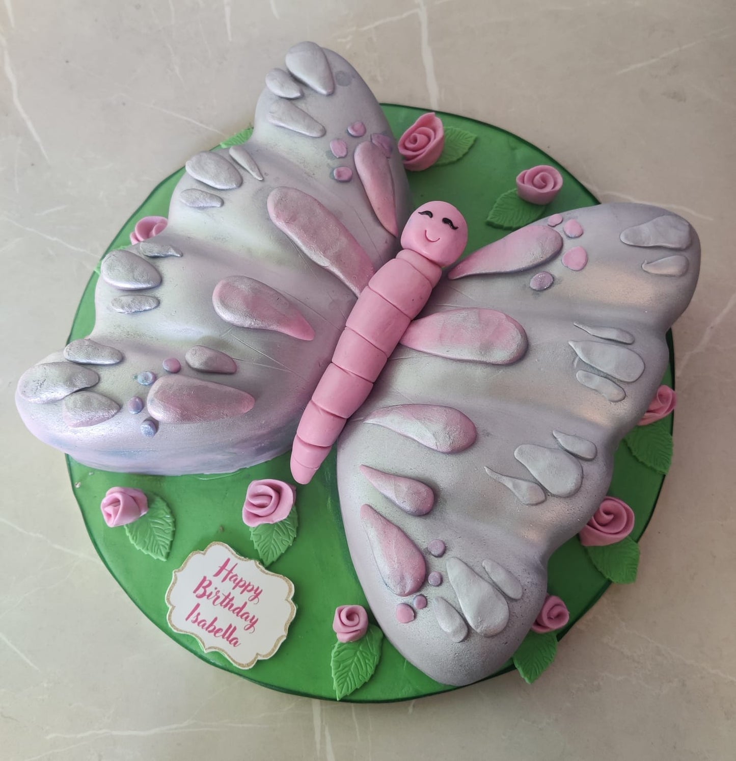 legateaucakes Butterfly on Top Cake
