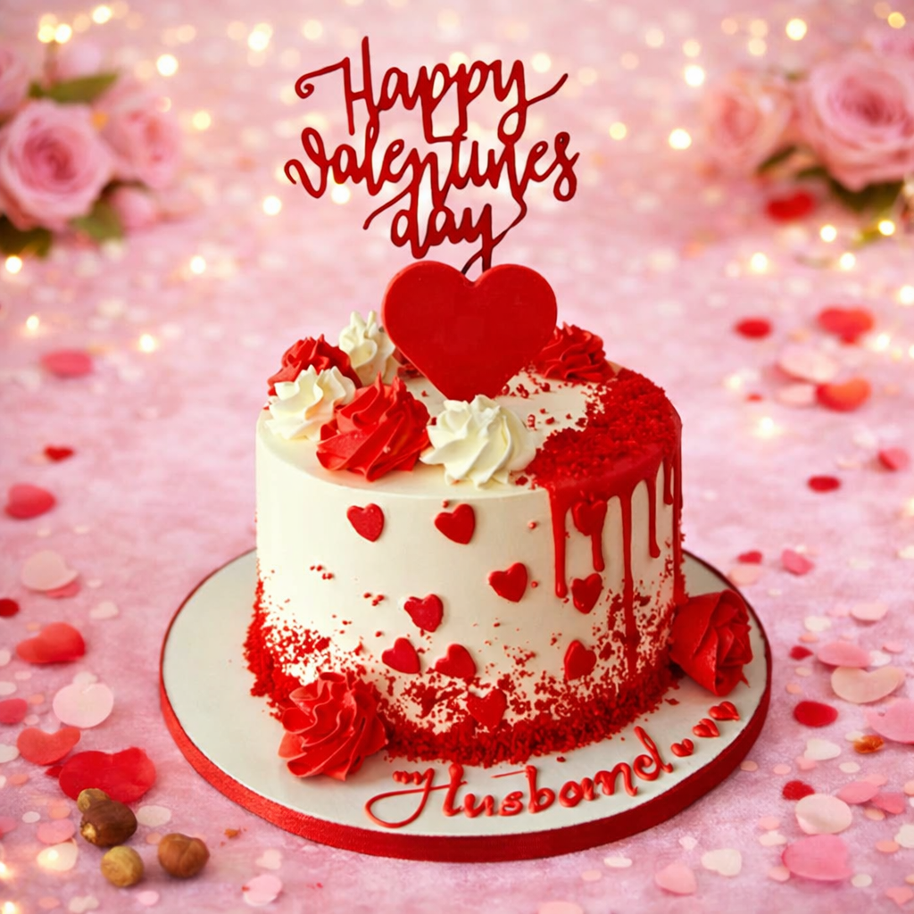 Happy Valentine's Day Cake
