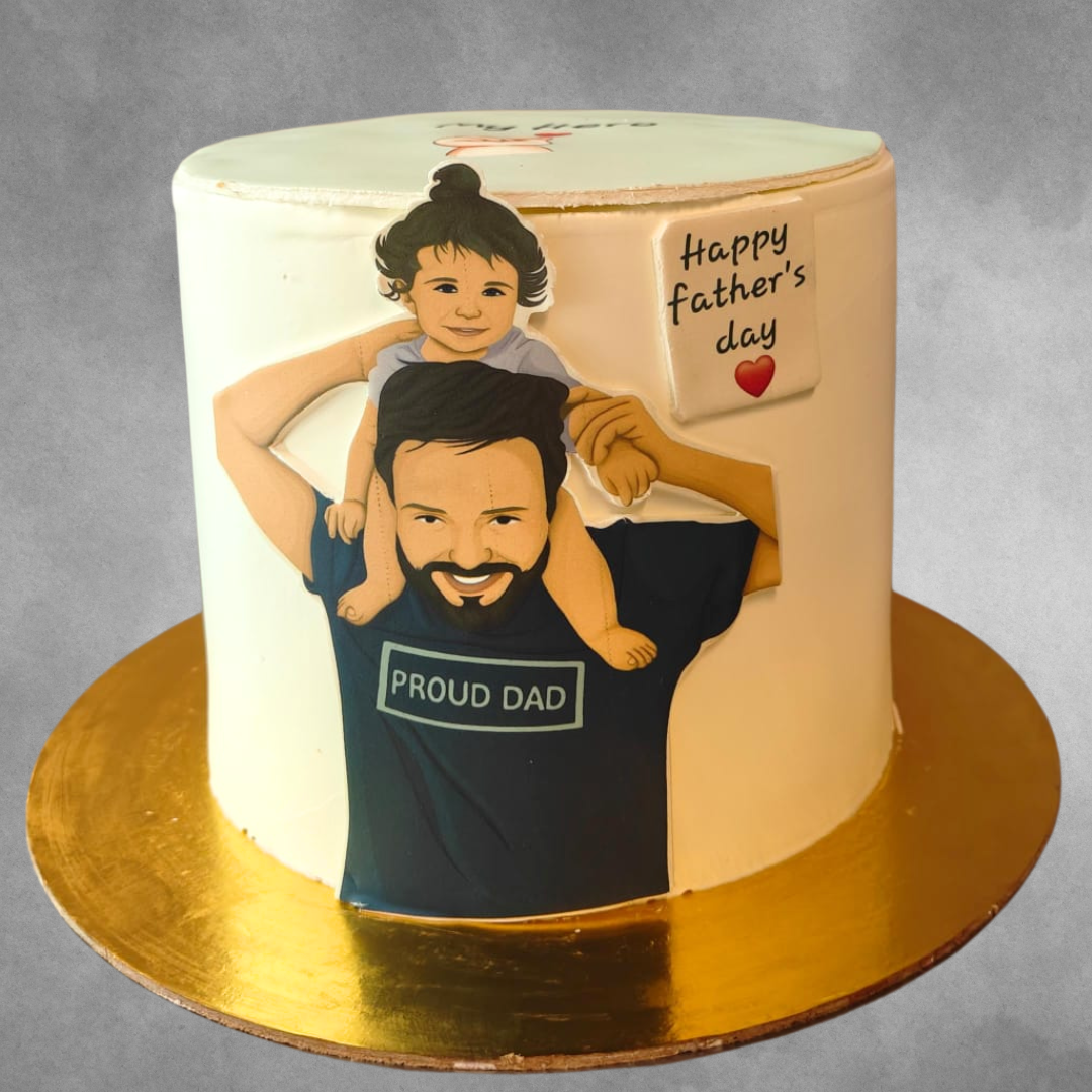 My Dad My Hero Cake