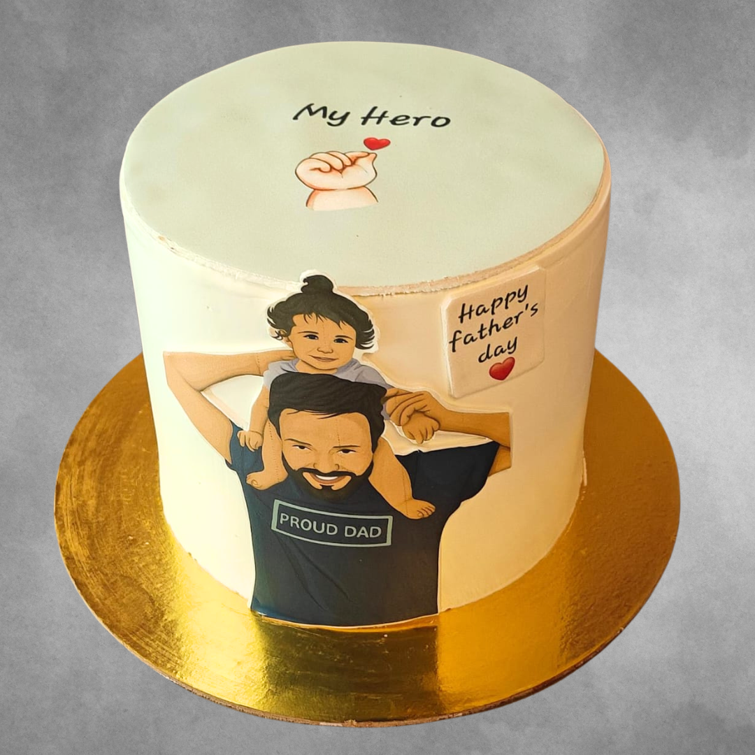 My Dad My Hero Cake