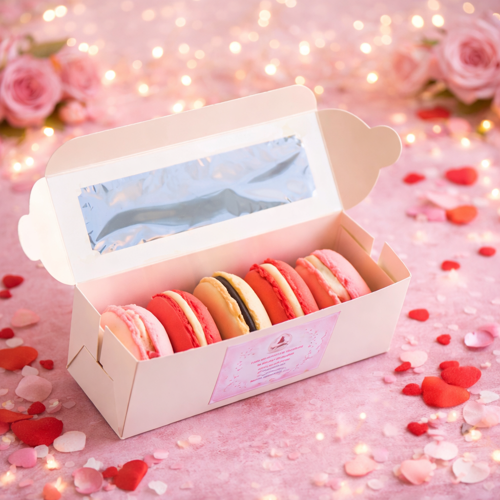 Valentine Macarons (Box of 5)