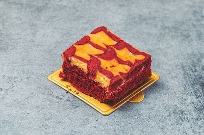 legateaucakes Egg Red Velvet Brownie