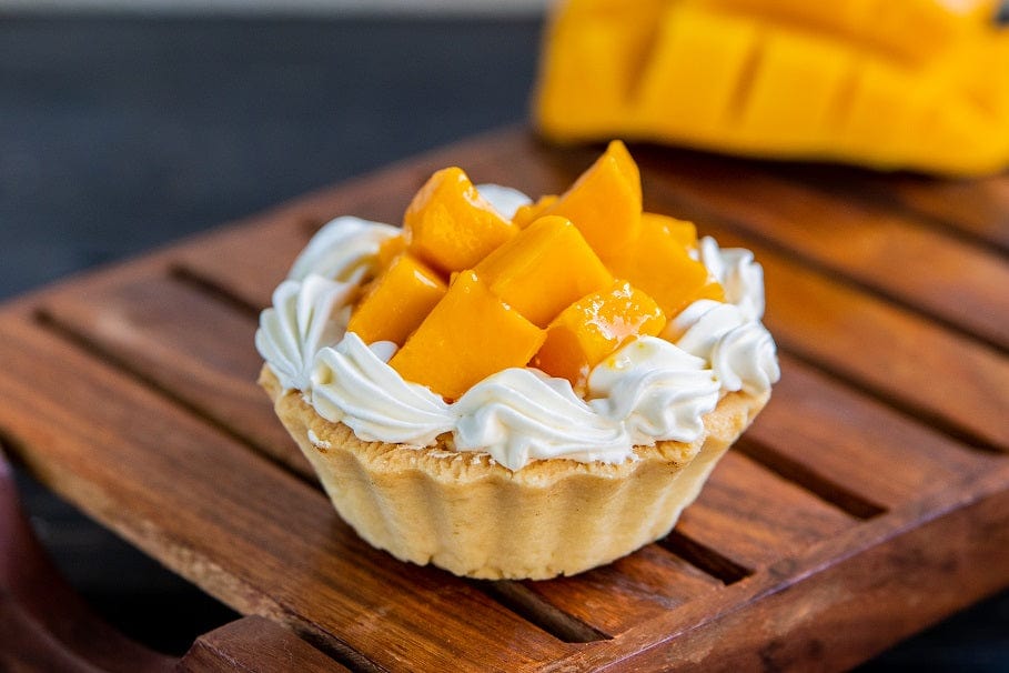 legateaucakes eggless Mango Custard Tart (Box of 1)