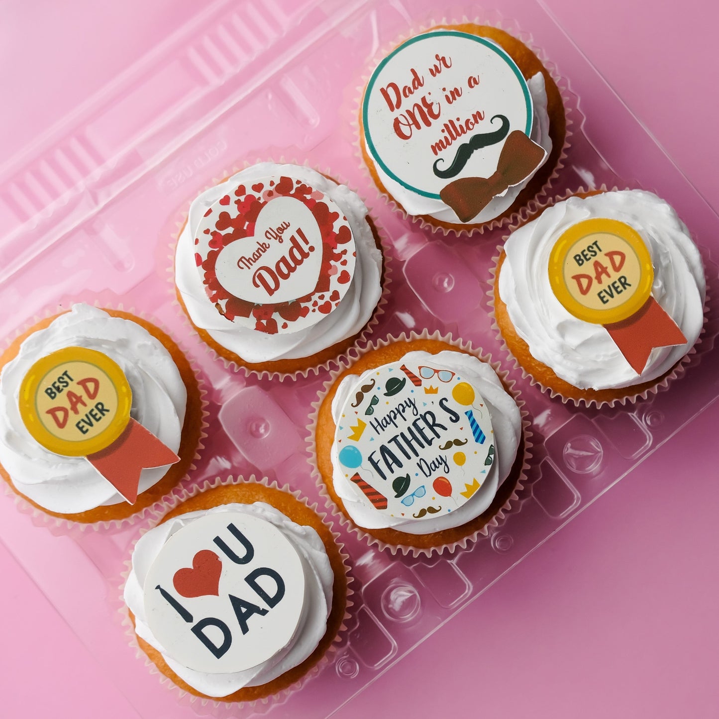legateaucakes Father's Day Cupcakes (Box of 6)