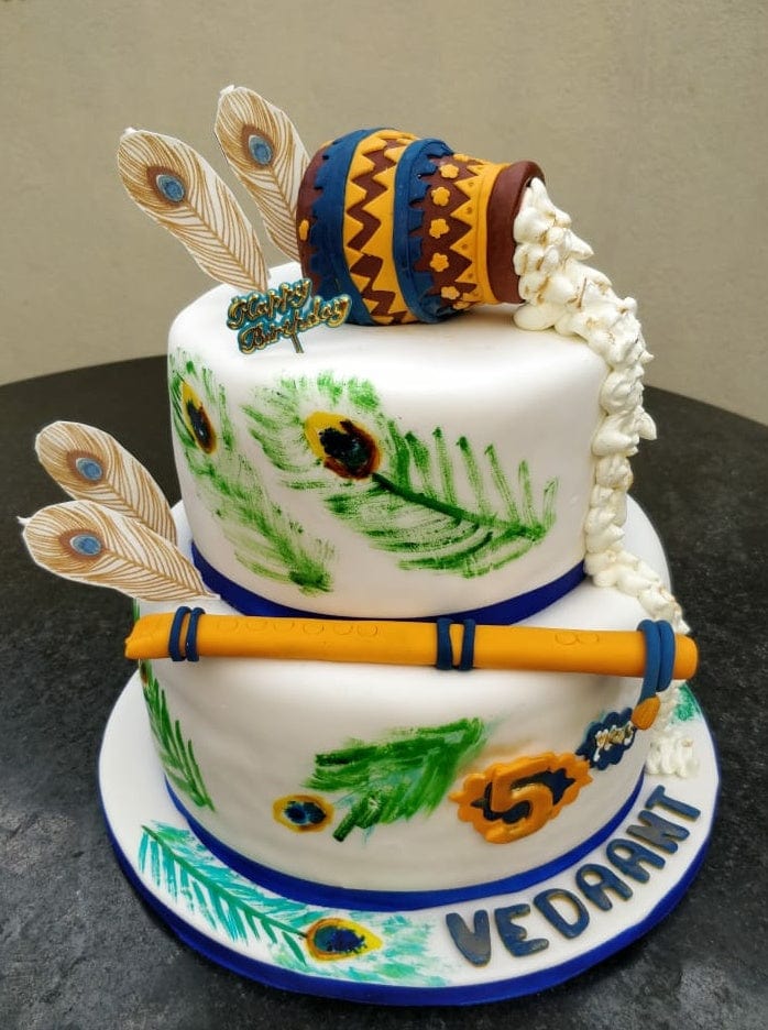 legateaucakes Krishna Double Tier Cake