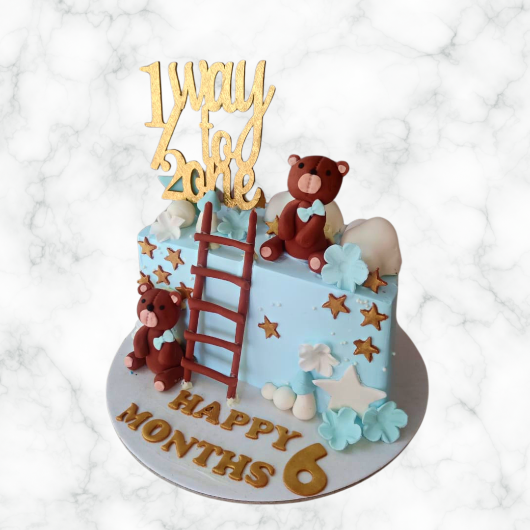 Happy 6 Month's Cake