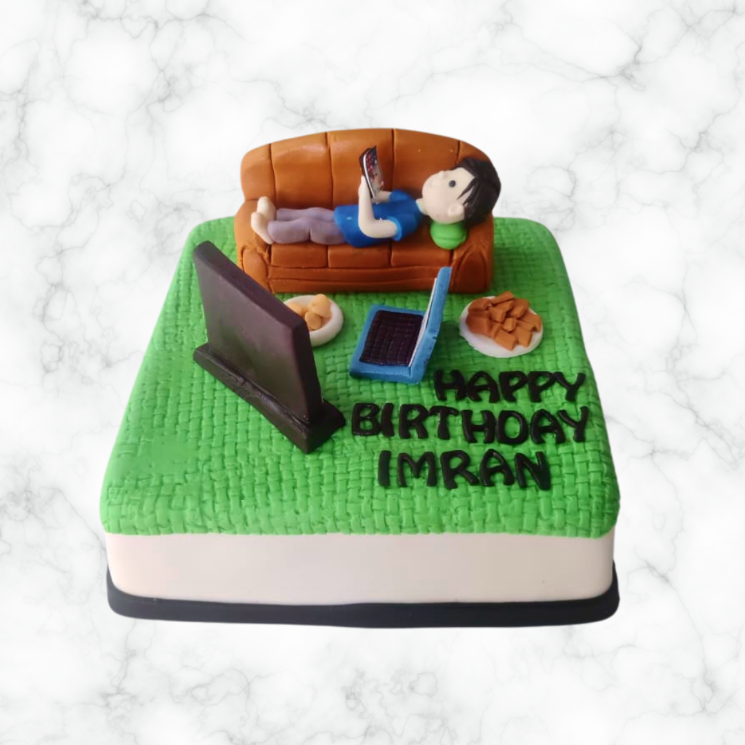 Couch Potato Cake