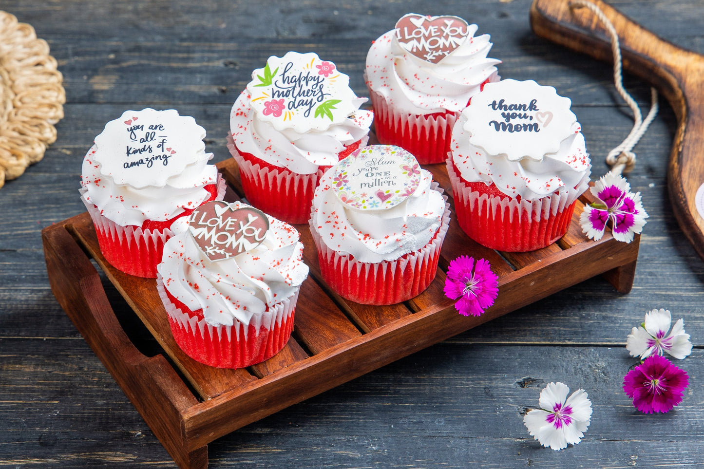 legateaucakes Mother's Day Cupcakes (Box of 6)