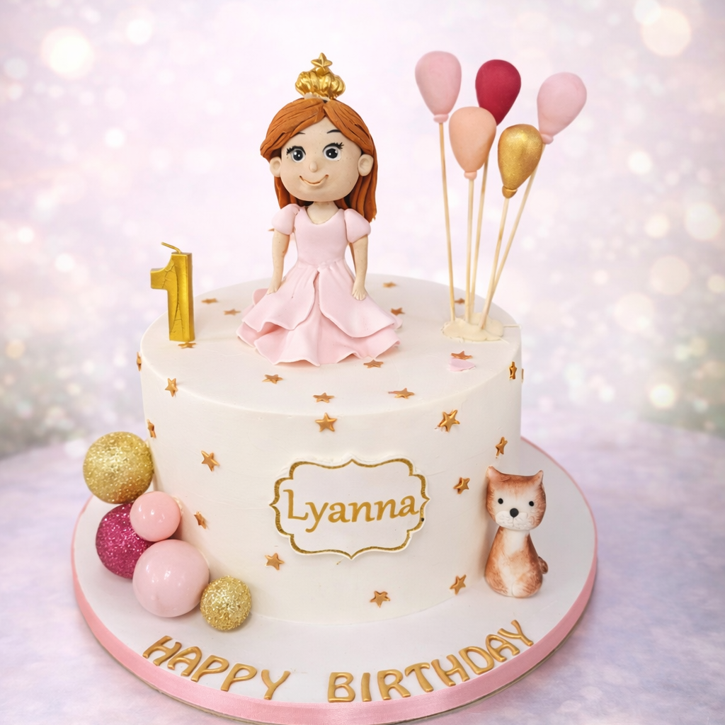 Baby Girl Princess Cake