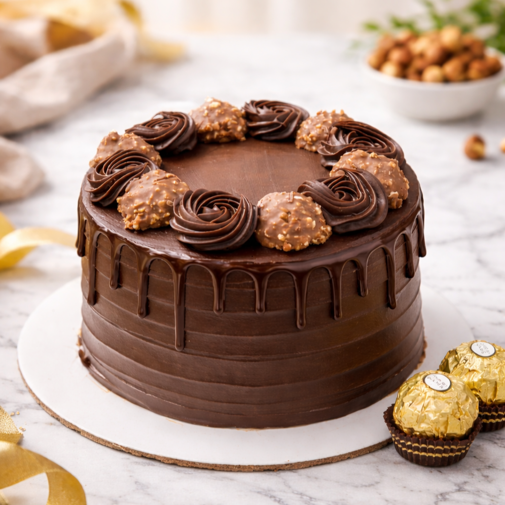 Ferrero Rocher Cake