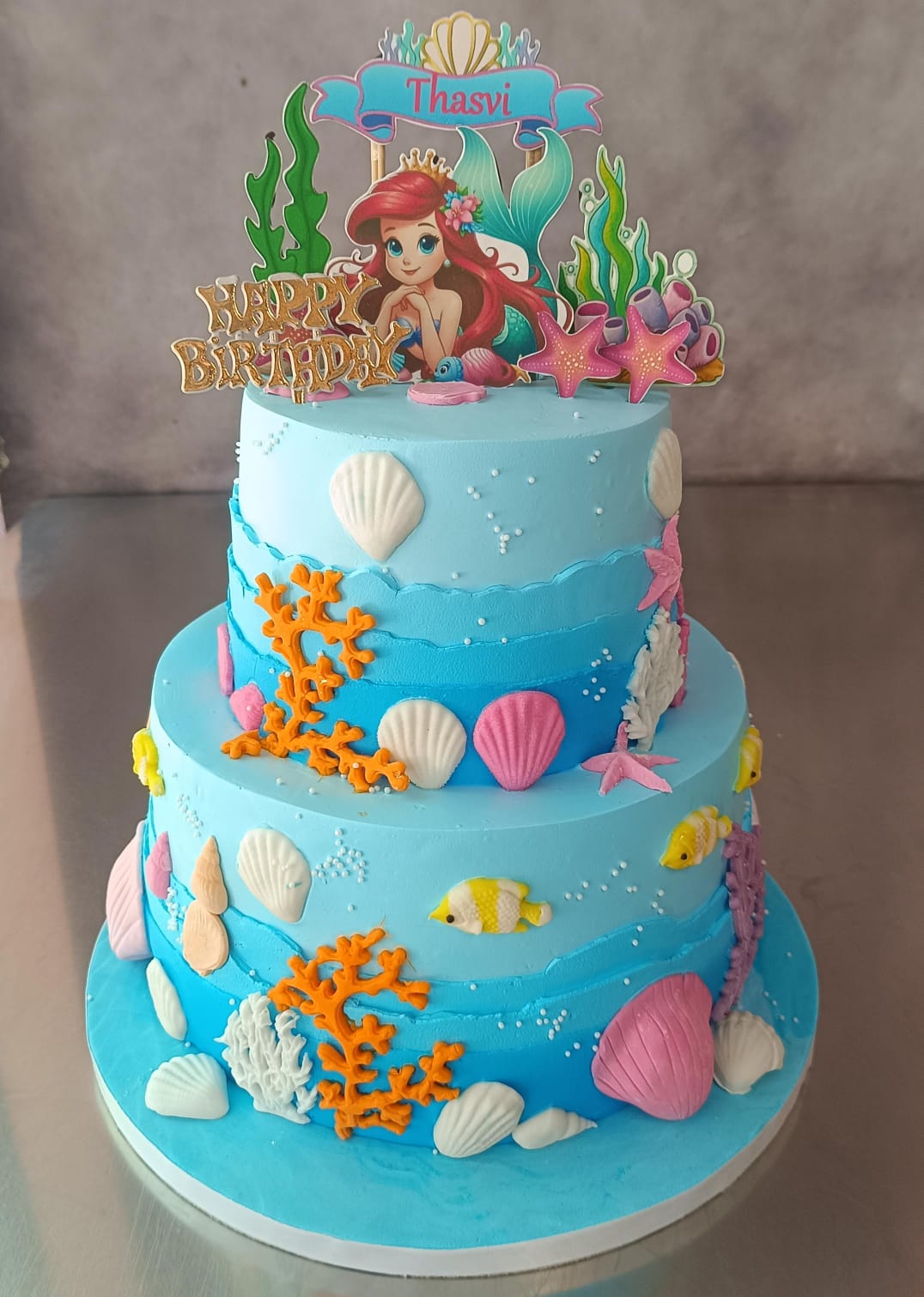 Ocean Princess Mermaid Cake