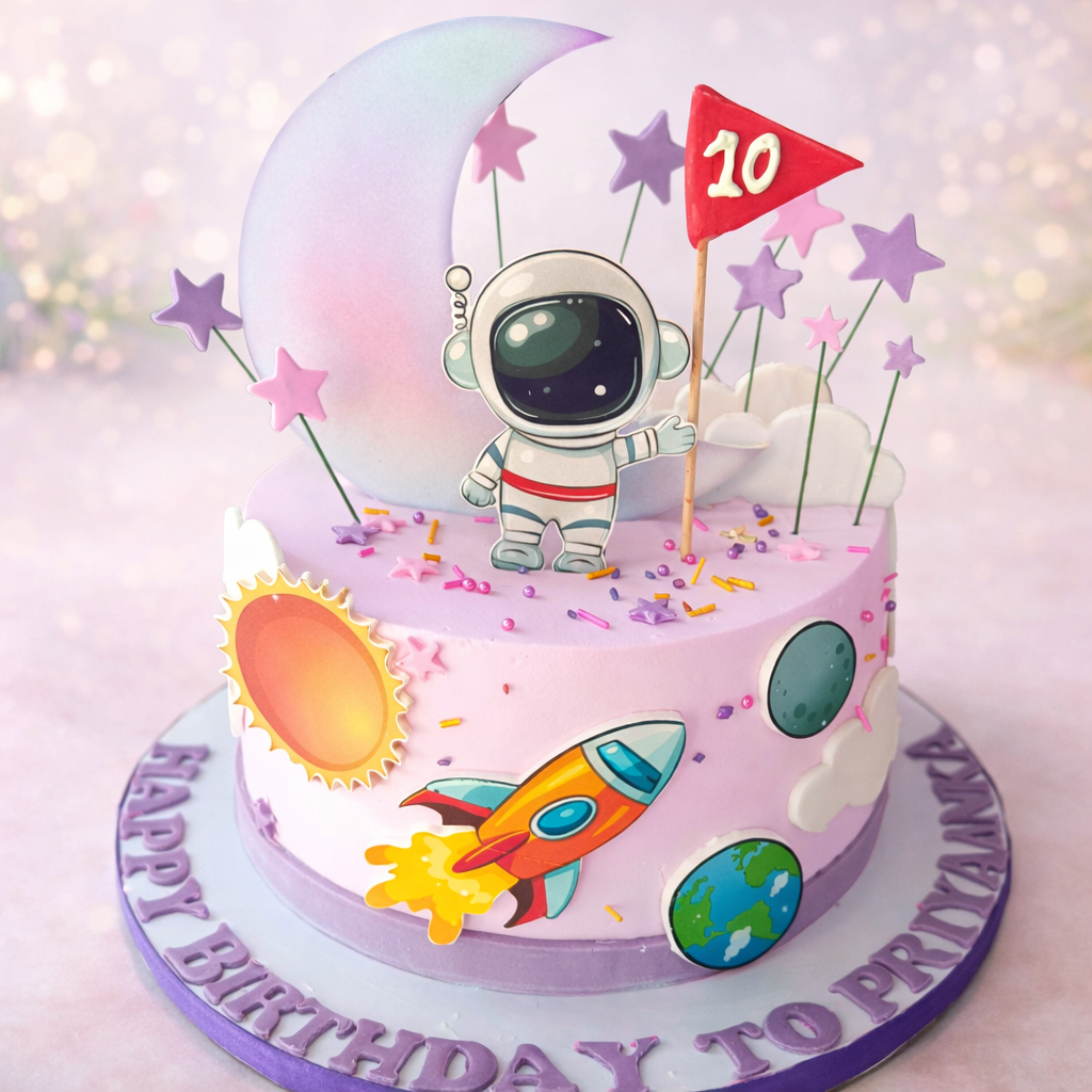 Little Astronaut Dreams Cake