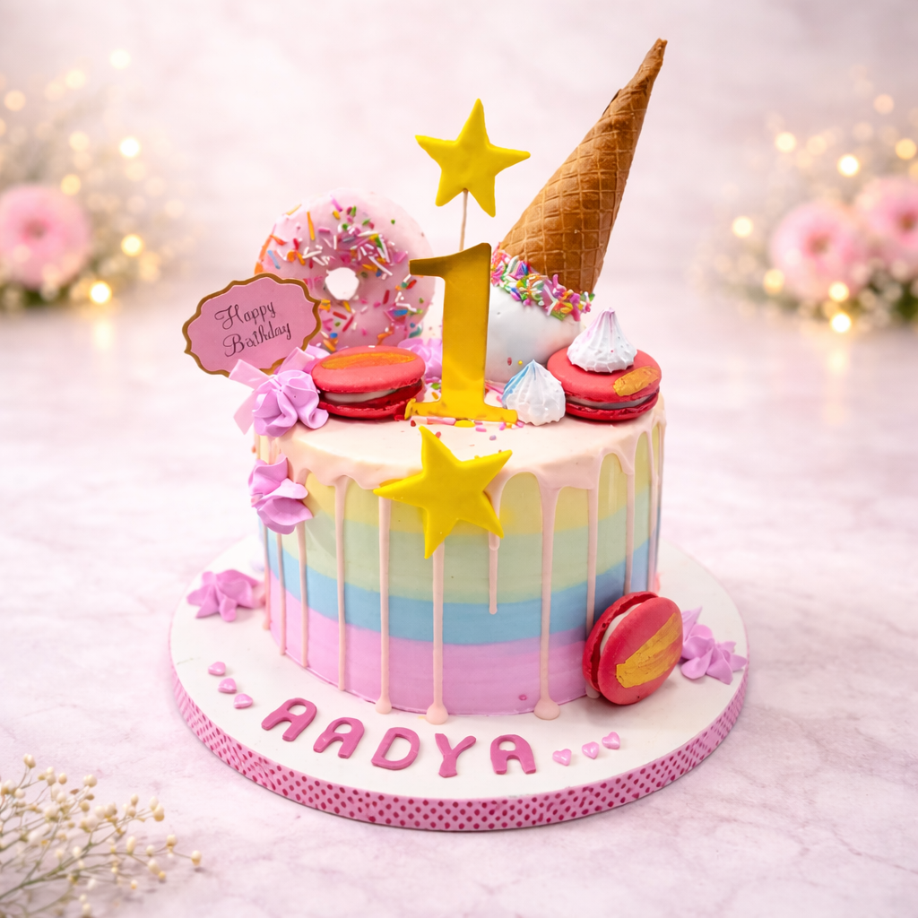 Colorful Delight Cake