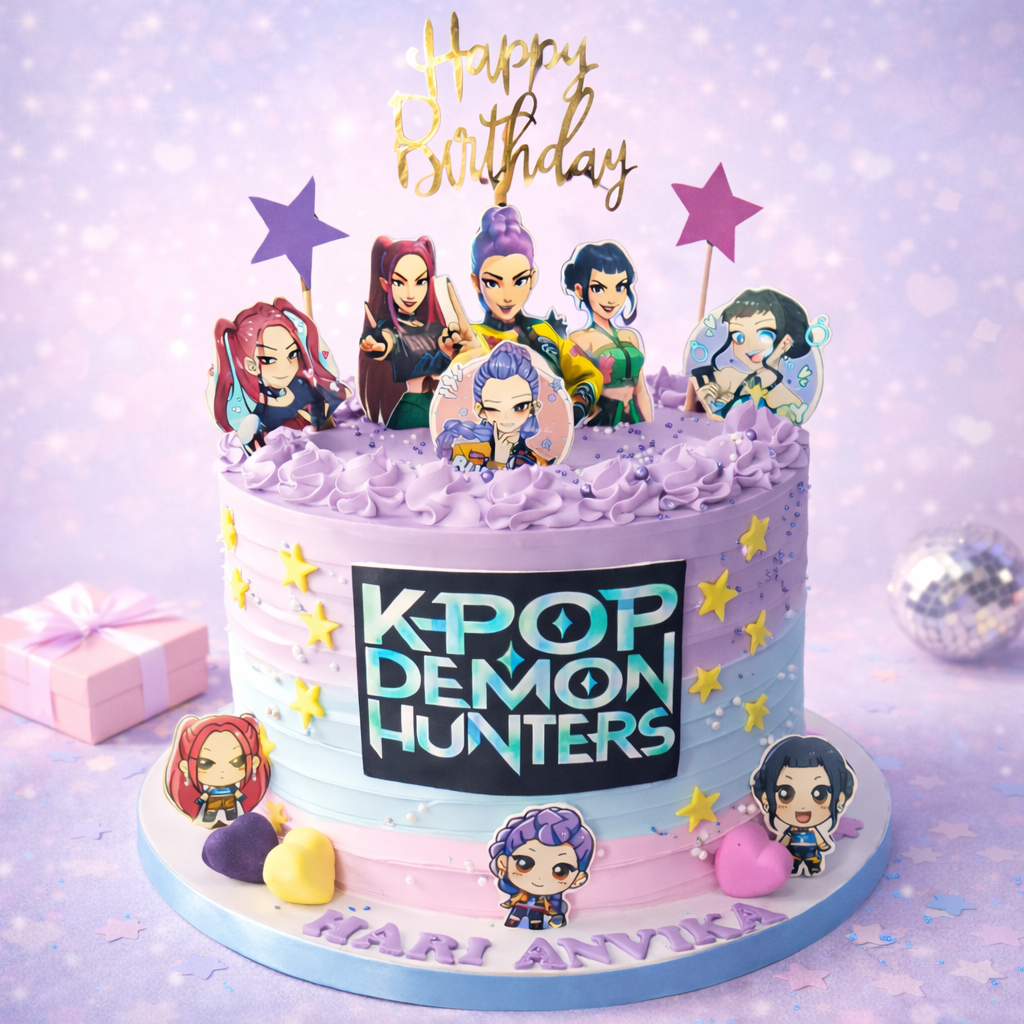K-Pop Star Guardians Cake